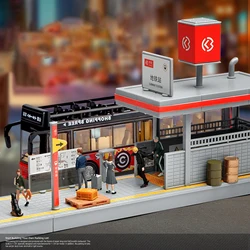 DIY Montage 1:64 U-Bahn-Station Modell Architektur Szene Modellbau Kits Unmontage für Diorama Sand Tisch Layout Dekor