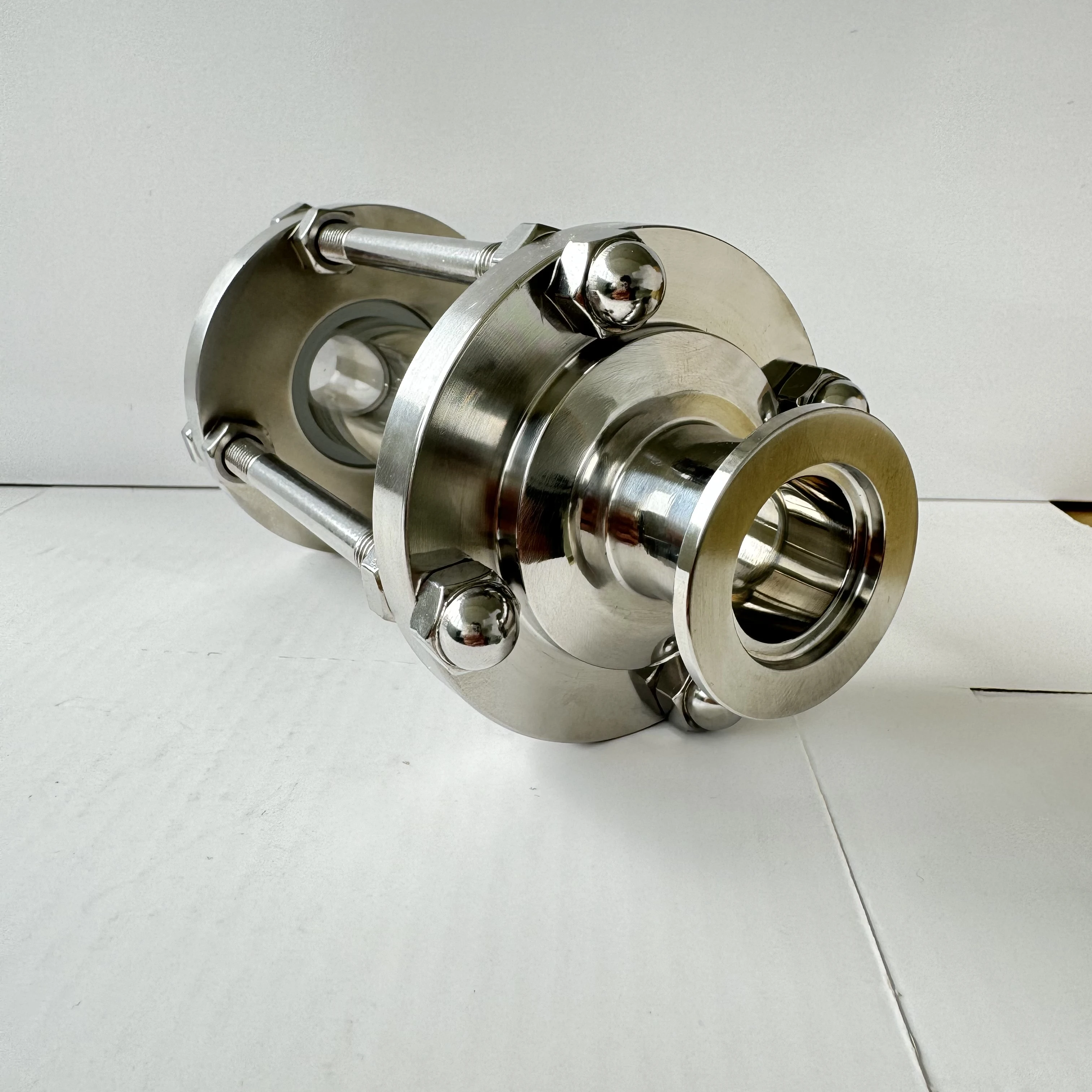 KF vacuum pipe sight glass vacuum sight glass 304 stainless steel vacuum furnace flange sight glass vacuum clamp