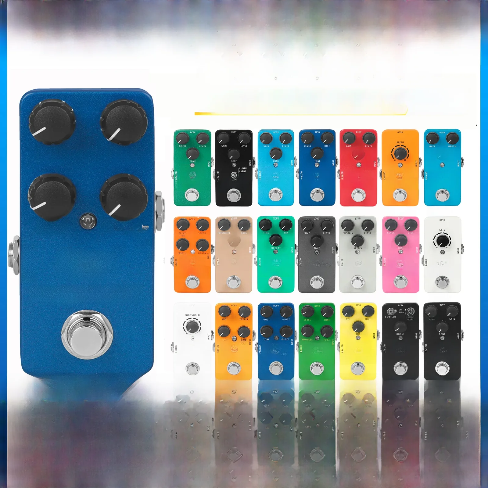IRIN pedał efektów do gitary elektrycznej True Bypass Fuzz/Overdrive/Distortion/Flanger/Ensemble/Tremolo pedał efektów akcesoria gitarowe — zdjęcie 2