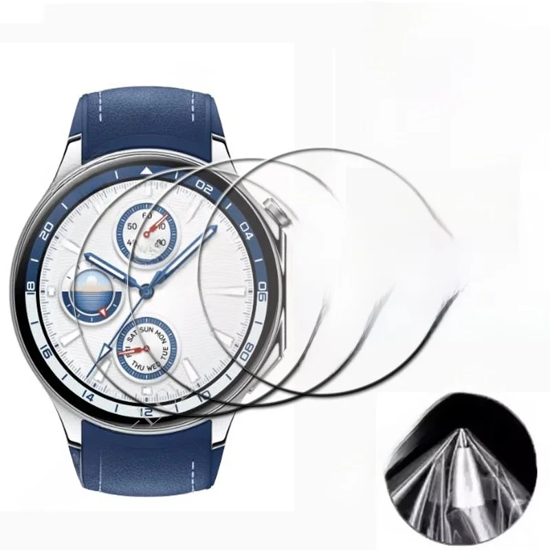 Film hydrogel souple HD pour OnePlus Watch 2, OPPO Smart Watch X, Smartwatch WatchX, housse de protection d'écran complète