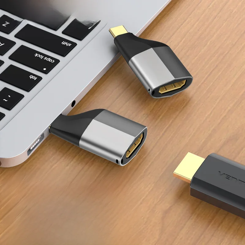 Vention USB C na HDMI 2.0 Adapter USB typ C kabel HDMI 4K konwerter dla MacBook Samsung S10/S9 Huawei P40 Xiaomi typ C na DP — zdjęcie produktu 7