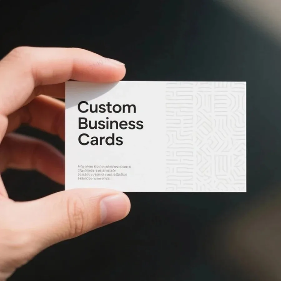 Custom 100 Business Cards - Can Personalize with Photo, Single or Double-Sided Printing, High-Quality Paper, Standard Size