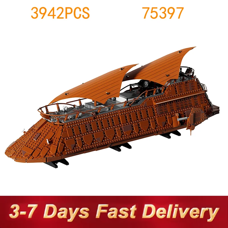 3942 pezzi Sail Barge Modello Mattoni Giocattolo Assemblaggio Costruzione Blocchi di Costruzione per Adulti Bambini Regalo Di Natale Compatibile Con 75397
