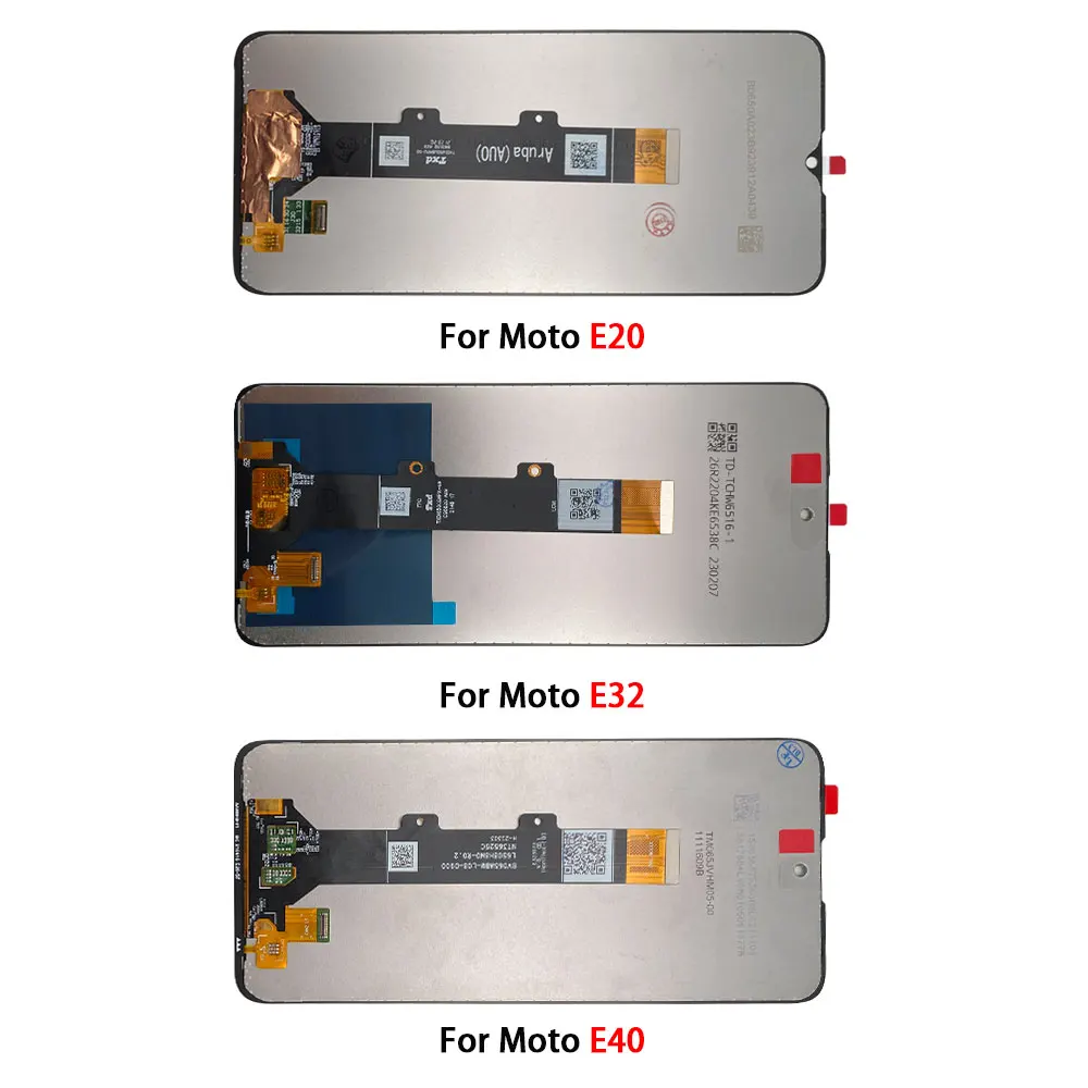 LCD Display Screen Touch Digitizer Assembly With Frame Repair For Moto E6 Play E6 Plus E6S E7 Power E7  E20 E32 E40