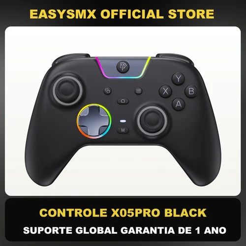 Controlador de PC inalámbrico EasySMX X05 Pro, Compatible con PC/Switch/teléfono/Steam/TV, motores duales, disparadores de impulso