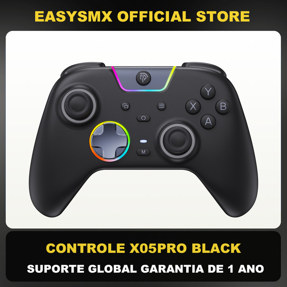  EasySMX X05 Pro Wireless Gamepad PC Controller Compatible with PC/Switch/Phone/Steam/TV, Dual Rumble Motors, Impulse Triggers 