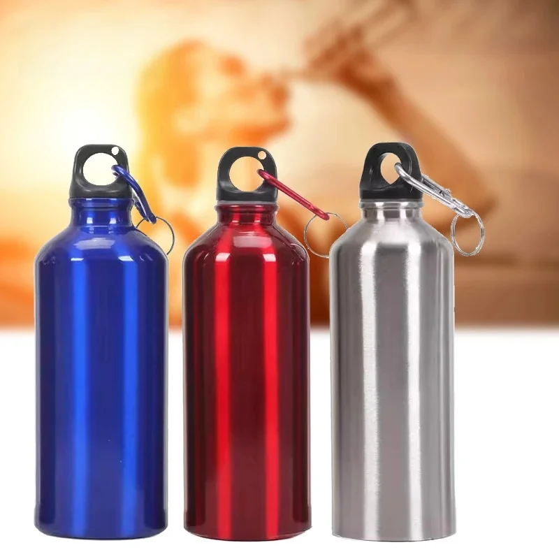 AliExpress NONE 500ml Outdoor Sports  Water Bottle Drinking Kettle Exercise Cycling Camping Water Bottle Drink Cup Aluminum Alloy