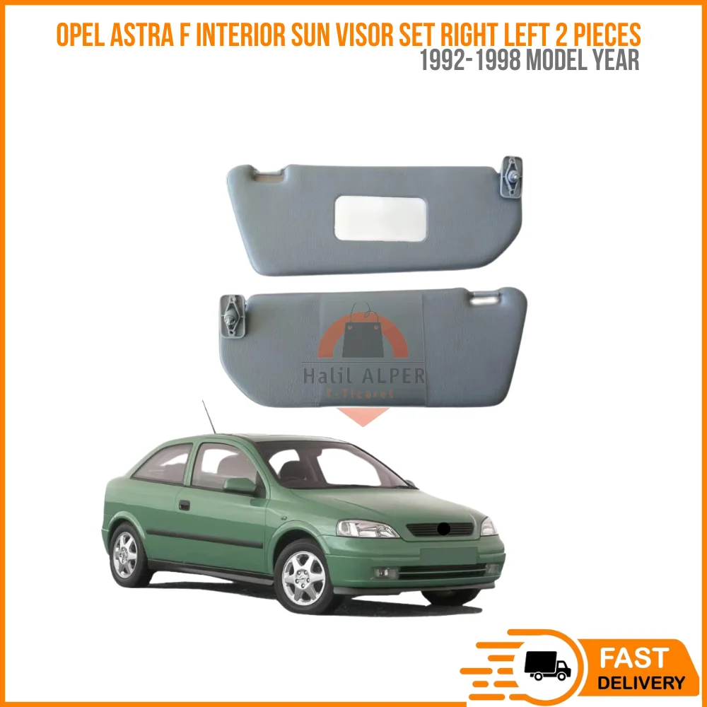 For Opel Astra F Interior Sun Visor Set 1992-1998 Right Left 2 Pieces Car Sun Visor Protection Accessories Spare Parts