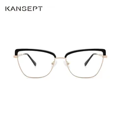 KANSEPT Optical Lenses Woman Trend 2024 Mens Sunglasses Women Women's Glasses Frame for You Eyeglasses Frames Eyepieces #MS8126