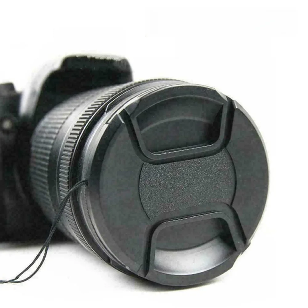 Capuchon de protection d'objectif d'appareil photo, protecteur pour IL, Leica, Nikon, Sony, Olypums, Fuji Lumix, 37, 40.5, 43, 46, 49, 52, 55, 58, 62, 67, 72, 77, 82