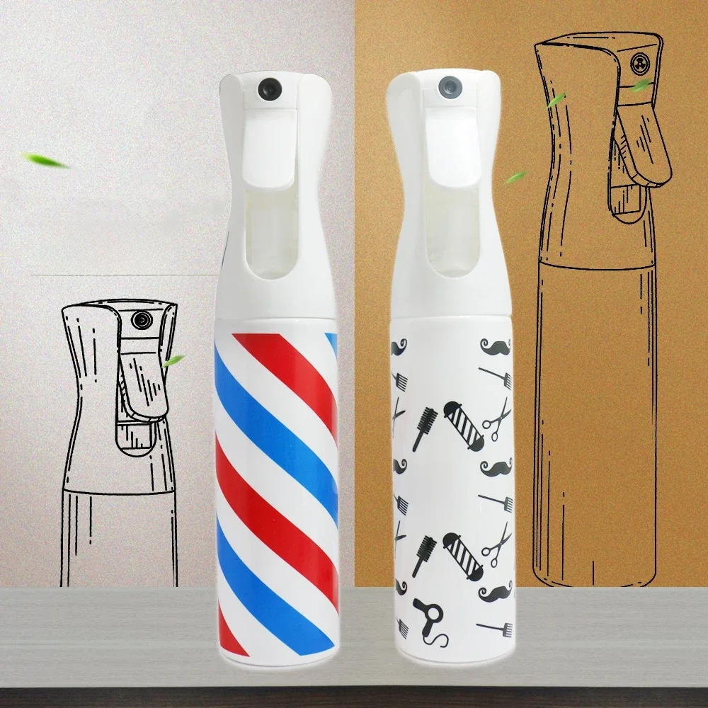 300ML Modna butelka ze sprayem do włosów Butelka ze sprayem fryzjerskim Rozpylacz wody Salon pielęgnacji włosów Fryzjer Narzędzia do włosów — zdjęcie 2