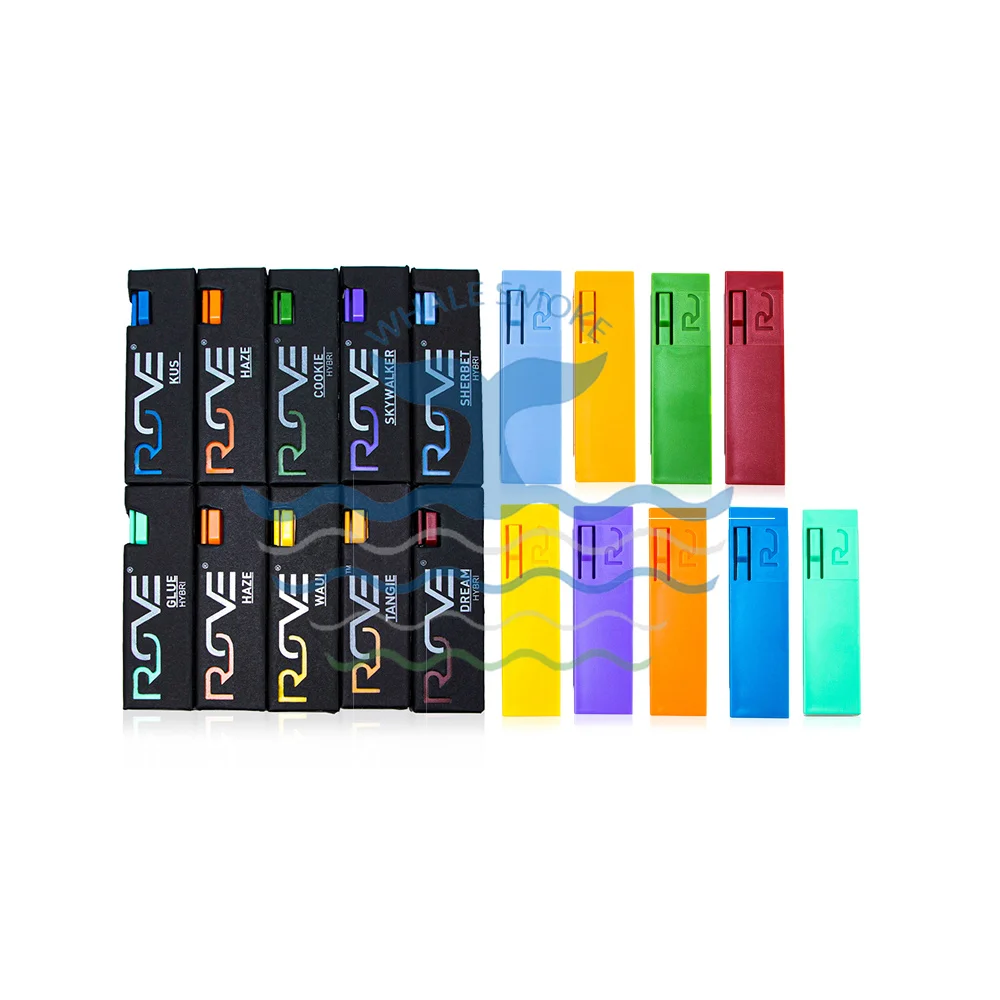 Empty Rove Cartridge Container 1ml Paper Storage Sponge Protective Cart Packaging Multi-styles Cardborad Label Alienlabs Mad