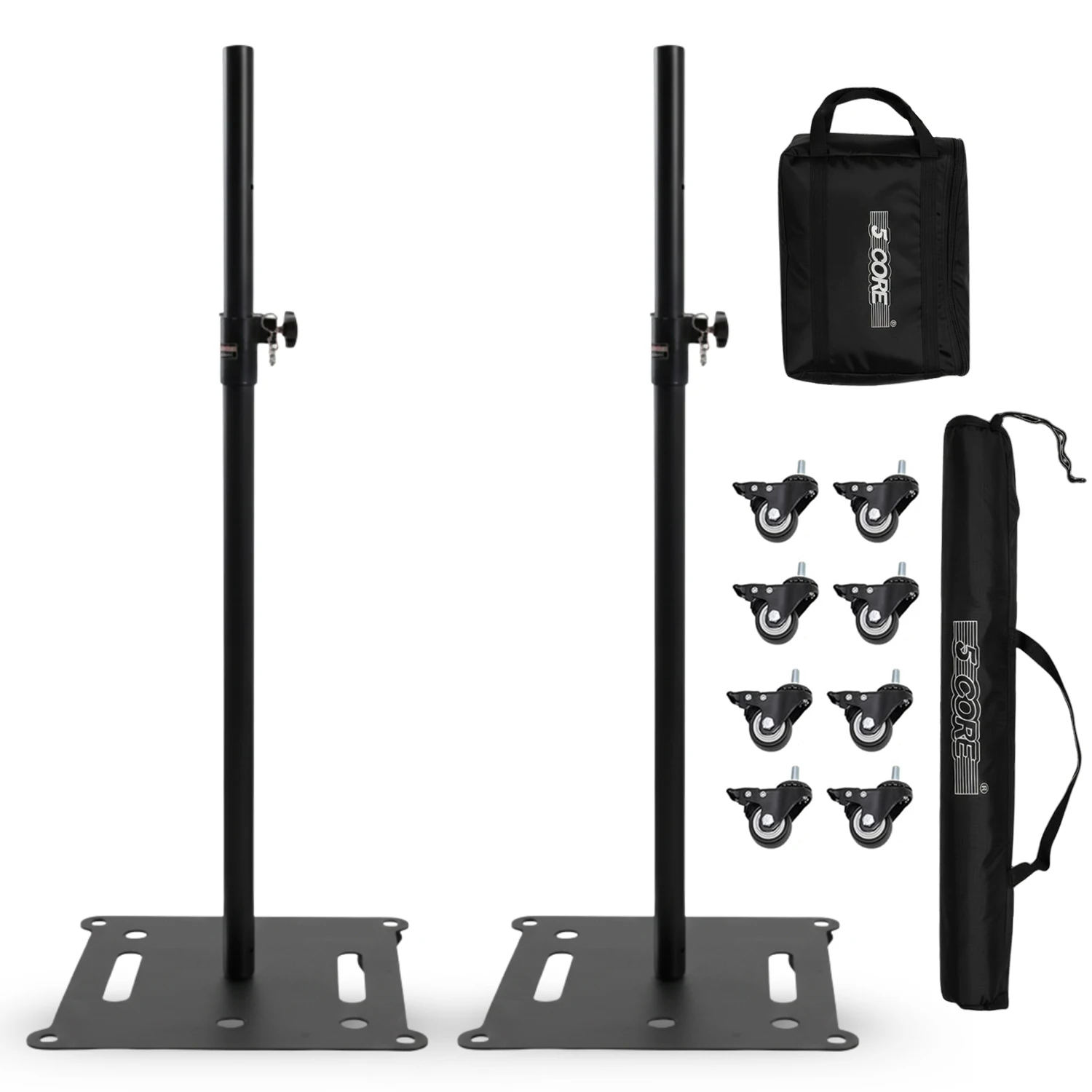 

Стойка для 5 колонок, сверхпрочная, регулируемая по высоте до 61 дюйма, для DJ и PA-систем, крепление 35 мм, нагрузка до 100 фунтов