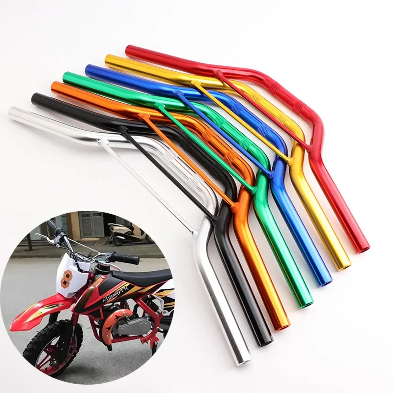 AliExpress 22mm Aluminum Handlebar For 47cc 49cc Motorcycle Motocross Mini Dirt Pit Bike Small Apollo ATV Scooter 7/8" Handle Bar parts