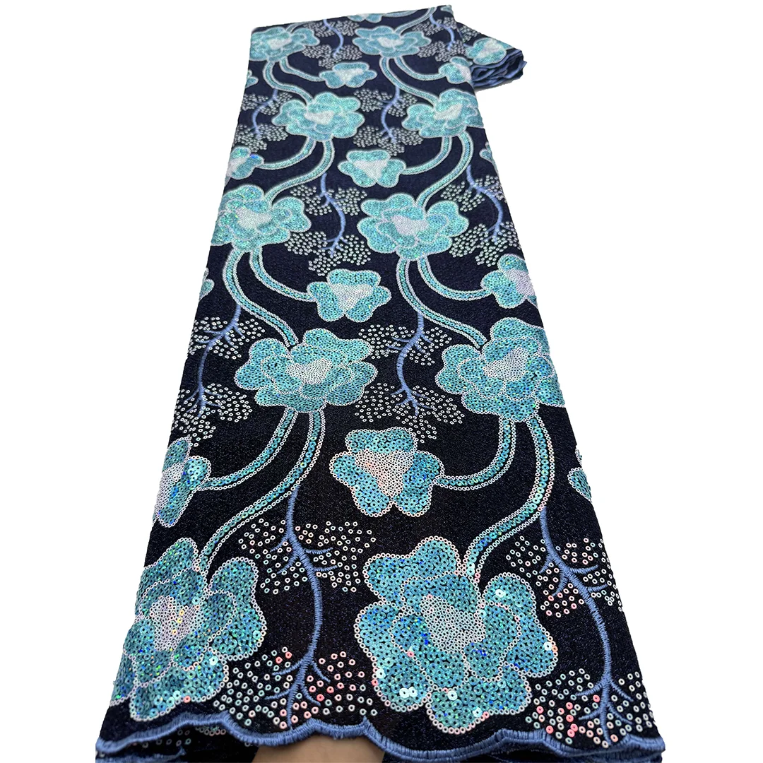 2026 New African Velvet Lace F - Velvet Fabric Embroidery 评论和价格