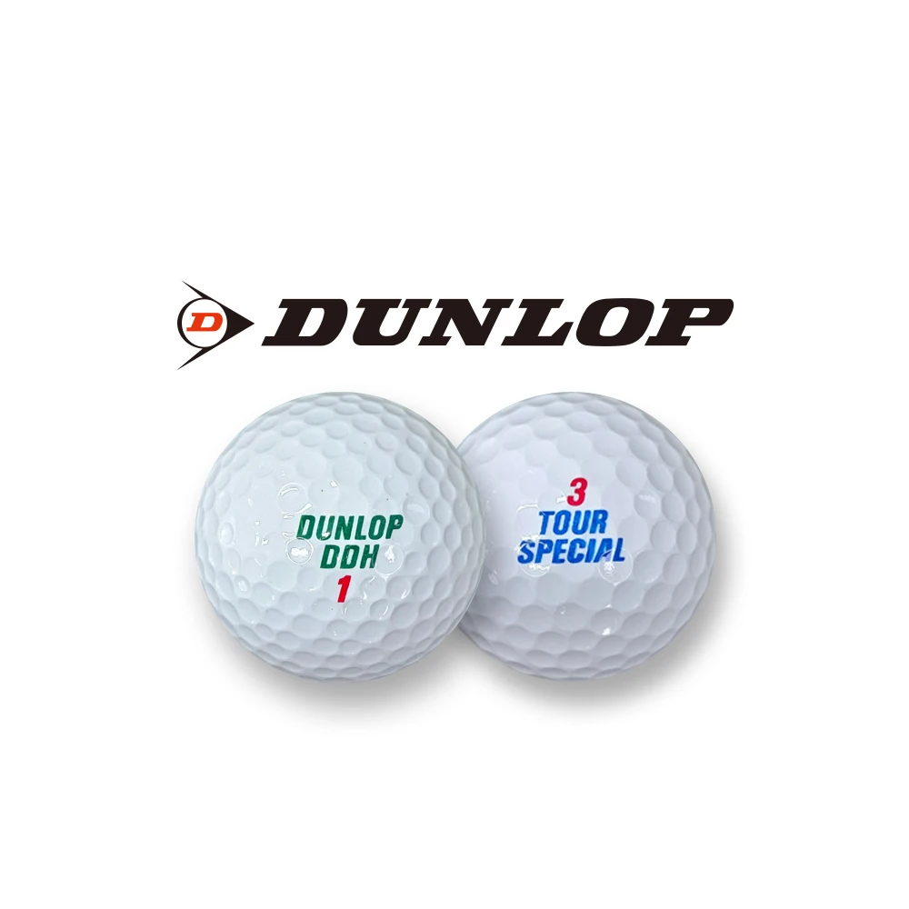 [Special Offer] Dunnop DDH 10 Golf Balls, A/A Class White Rostball,