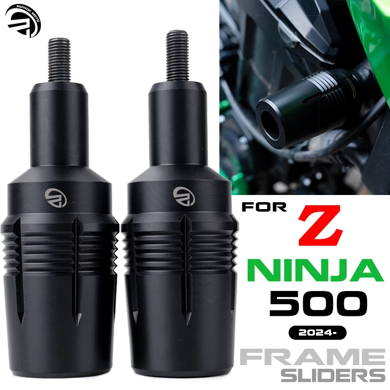 

For Kawasaki Ninja500 Z500 Ninja 500 Z 500 SE 2024 2025 Motorcycle Accessories Frame Sliders Falling Protection Crash Protectors