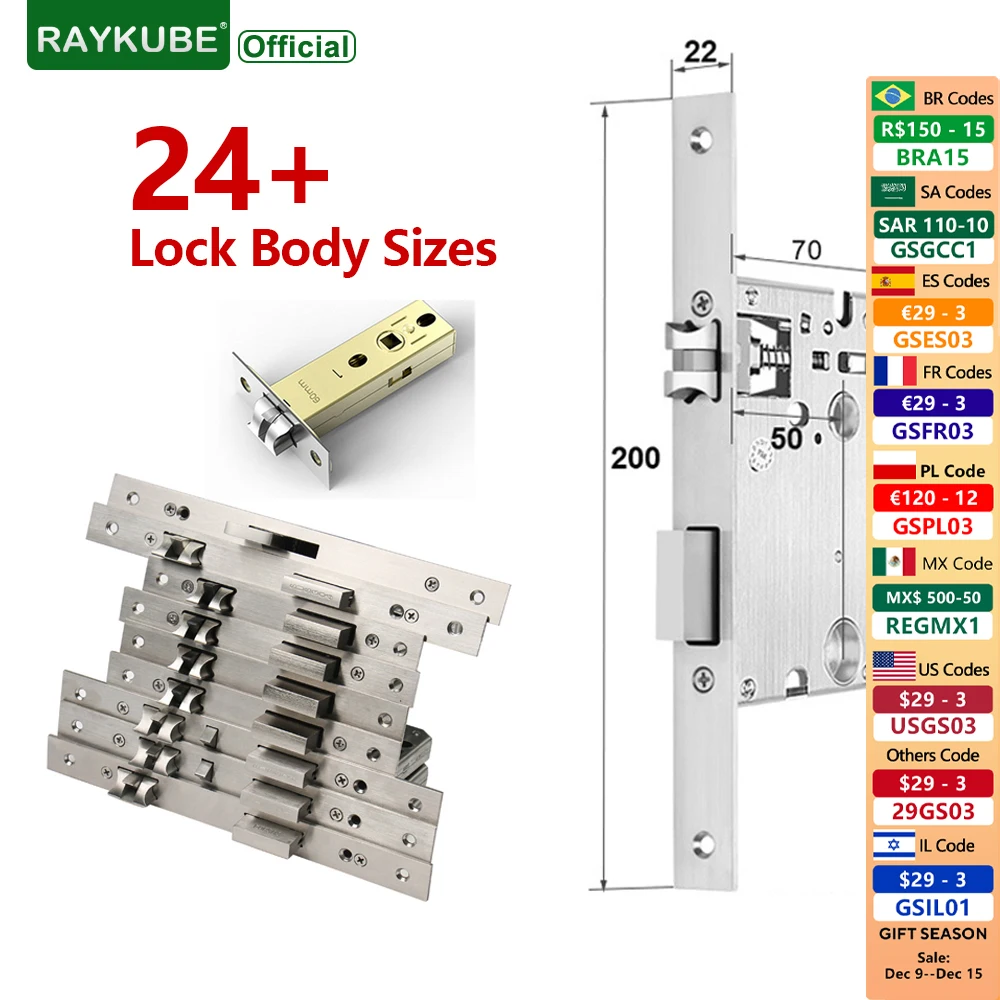 Mortise Lock Specialized For Smart Lock Different Size For Choose