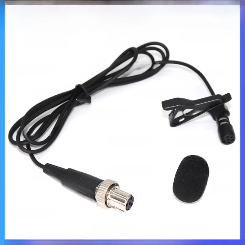 Profesjonalny mikrofon pojemnościowy jednokierunkowy klapa mikrofonu Lavalier dla Mipro System Mics Radio bezprzewodowe Beltpack Mini XLR 4Pin — zdjęcie produktu 7