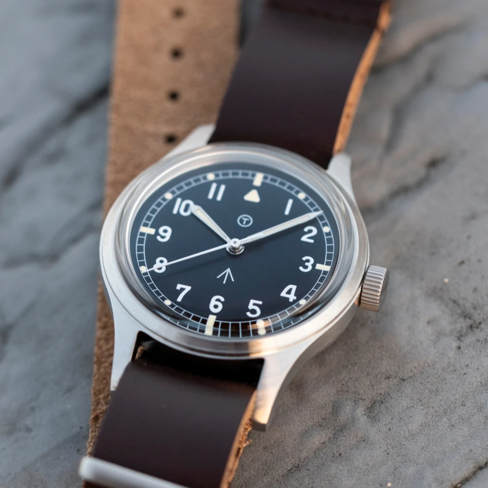 2026 New RDUNAE 36MM Men's Vintage Watch RA-6B Premium Military Quartz Watch with RONDA 715 Movement 5Bar Stainless Steel Watch