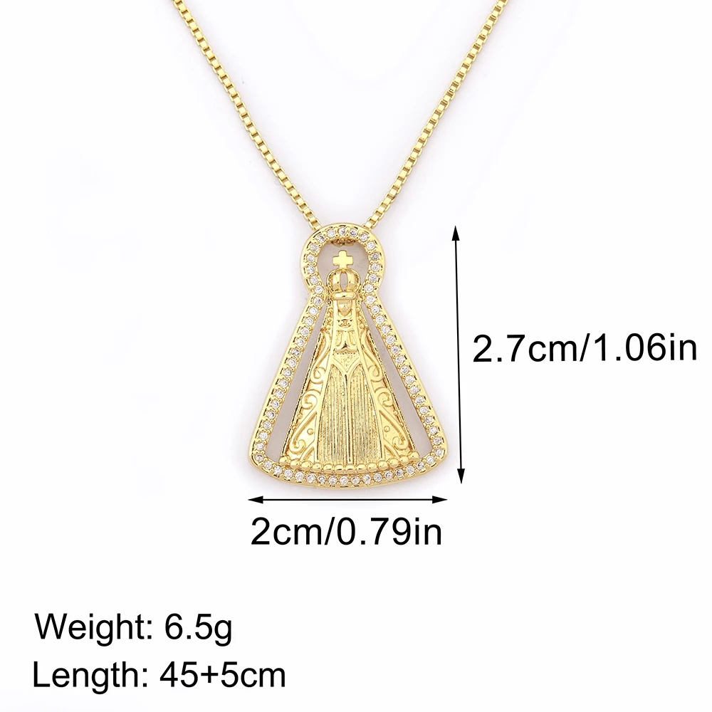 Nidin Hot Sale Original Design Sparkling Zircon Pendant Necklace 5 Styles For Women Clavicle Chain Jewelry Accessories Chic Gift