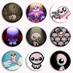 Funny The Binding of Isaac Anime Game Soft Button Pin Creative Crying Isaac Pixel Art Brooch Badge Bag Decor Gift for Friends