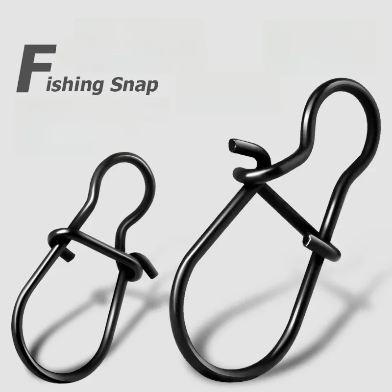 Duo Lock Fishing Snaps 25 ~ 100 Stück Angelclips Speed Clips Karabiner Angelwirbel Snap Salzwasser Schnellwechsel-Angelgerät