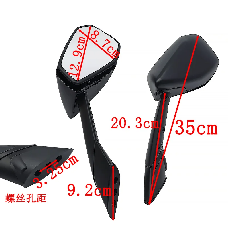 Motorcycle accessories side rearview mirror wide angle reversing mirror Suitable for Aprilia RS660 RSV4 2021 2022 2023 2024