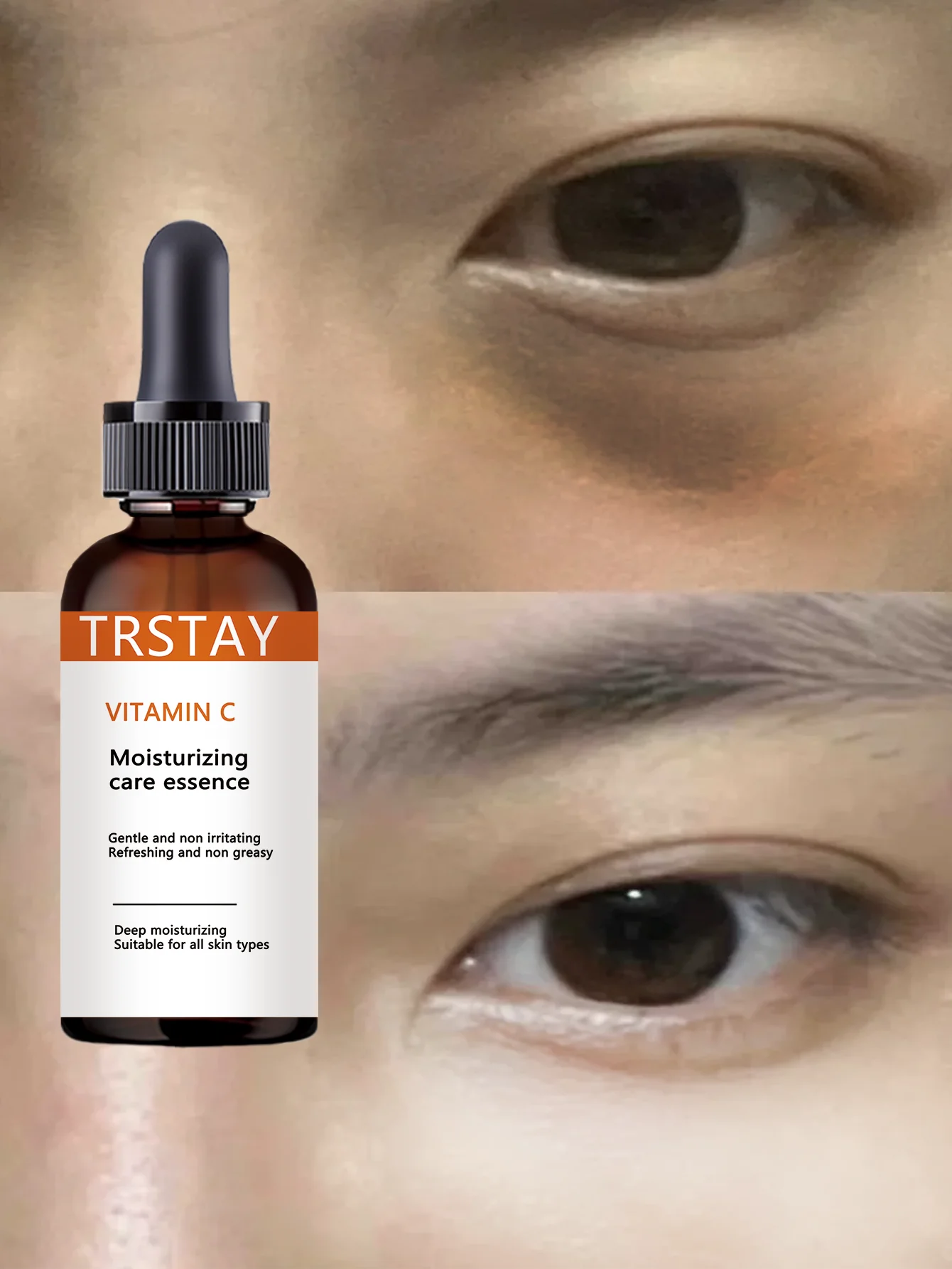 Moisturizing eye care solution with natural ingredients to diminish dark circles brighten and whiten under eye area easy to carr - Detail 1