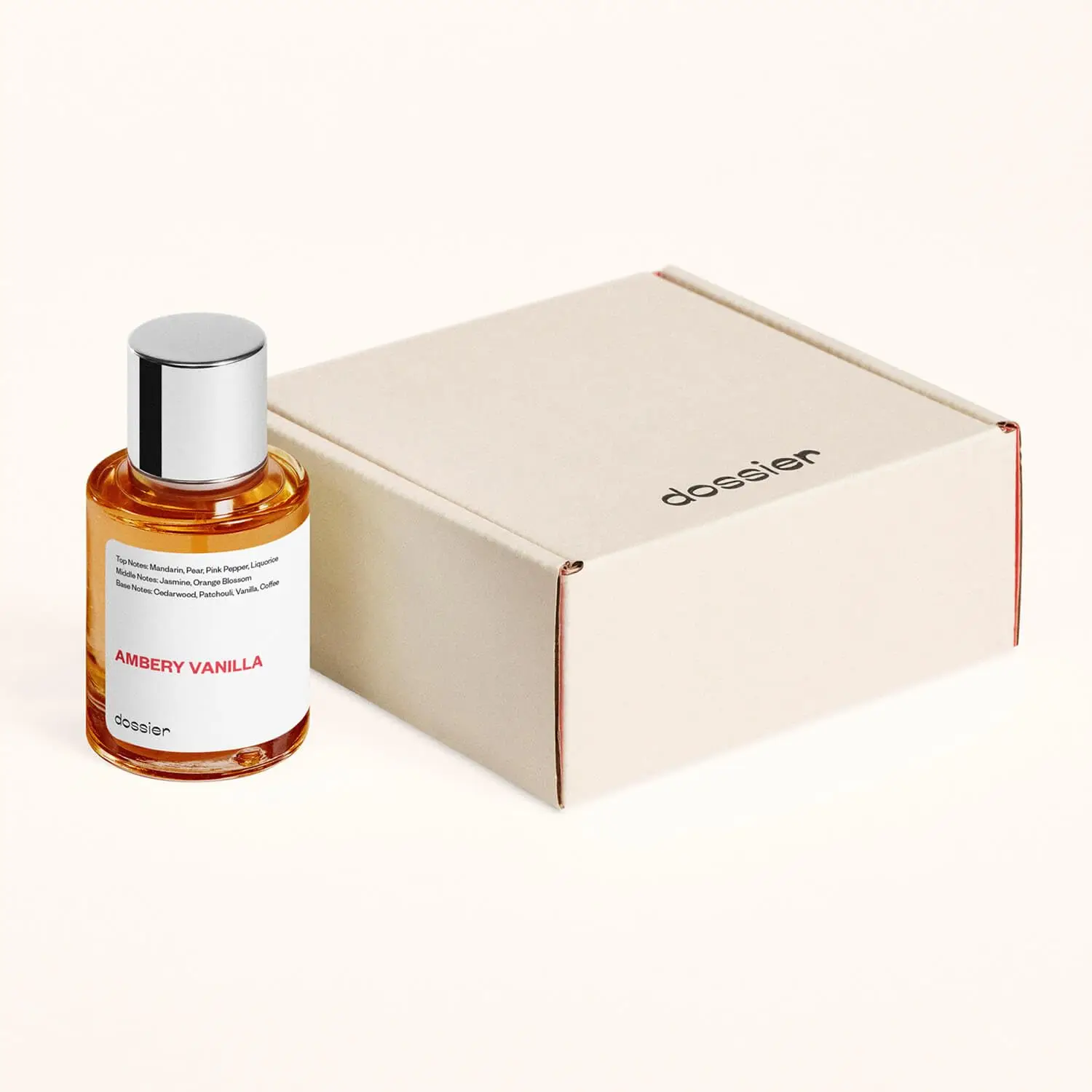Dossier - Ambery Vanilla 1.7Oz (50ml) - Eau de Parfum - مستوحى من Y S.L's B.lack O.pium - عطر يدوم طويلاً - أنثوي