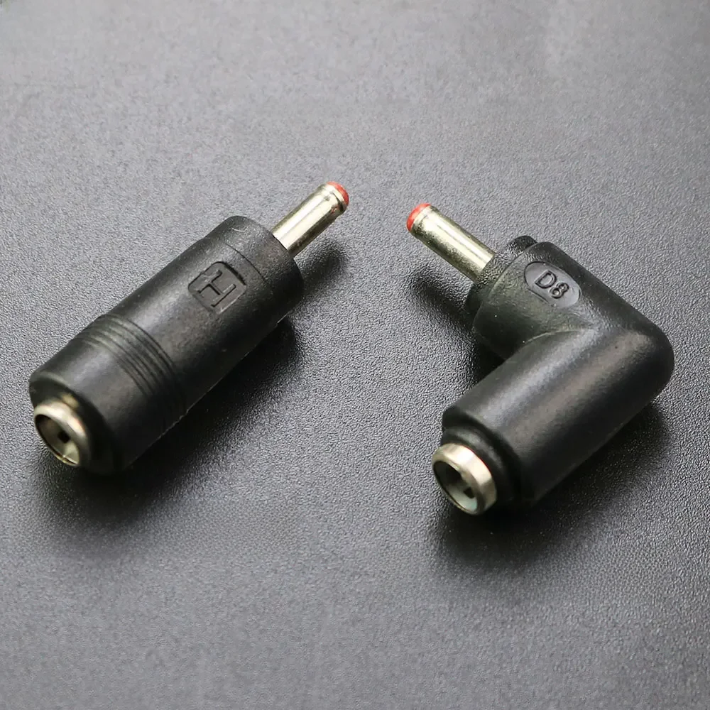 2-5 sztuk 5,5 x 2,1/2,5 mm męski/żeński na 3,5 x 1,35 mm męski/żeński Adapter złącza zasilania DC Laptop 5,5 * 2,1/2,5 do 3,5 * 1,35 mm — zdjęcie 2