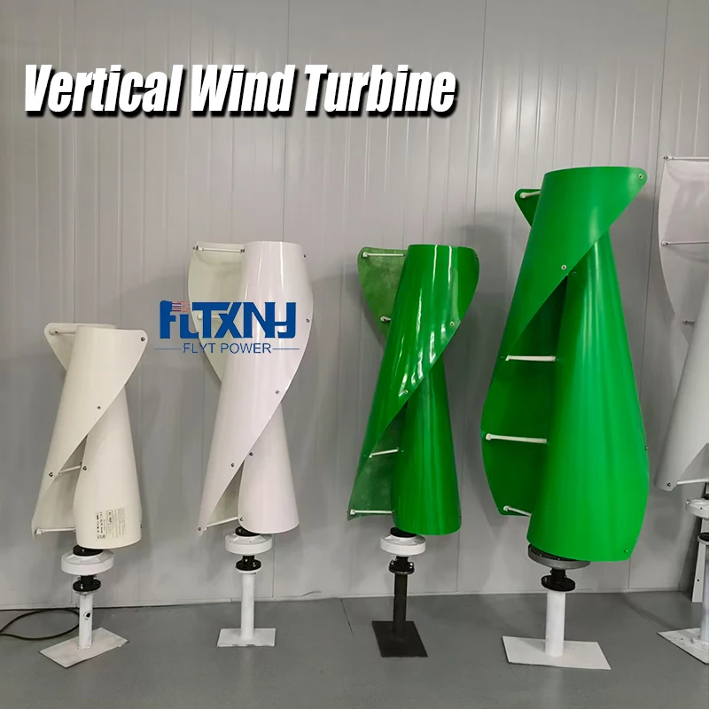 

Vertical Axis Wind Turbine 10000W 48V 24V 12V Wind Generator VAWT Home Small Windmill Free Energy With MPPT Charging Controller