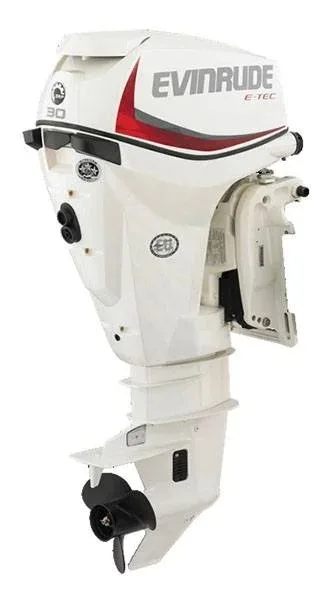 GLOBAL SALES ORIINAL EvinrudeS Tiller Outboard, 26HP, 2 Cylinder DFI, 2 Stroke, 20 L