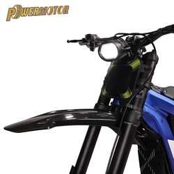 Guardabarros de motocicleta para piezas Surron Light Bee X guardabarros delantero de bicicleta eléctrica fibra de carbono negro Original Enduro PitBike Motocross