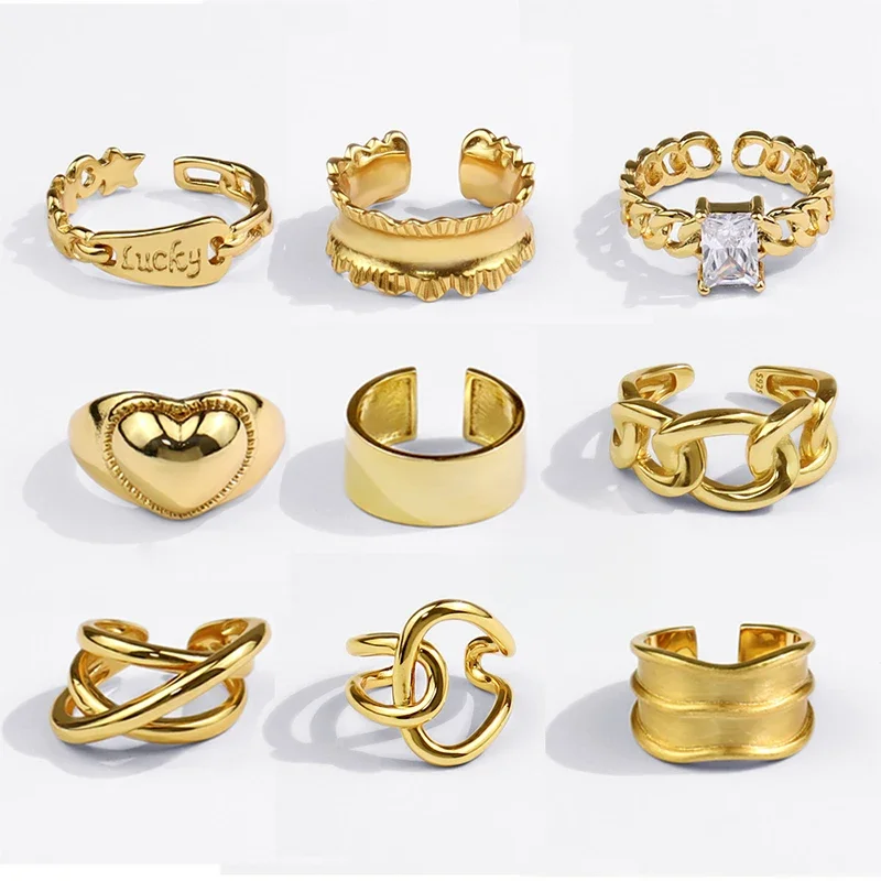 Echte 925 Sterling Silber Ringe Für Frauen Vintage Gold Farbe Bump Verlobungsringe Silber 925