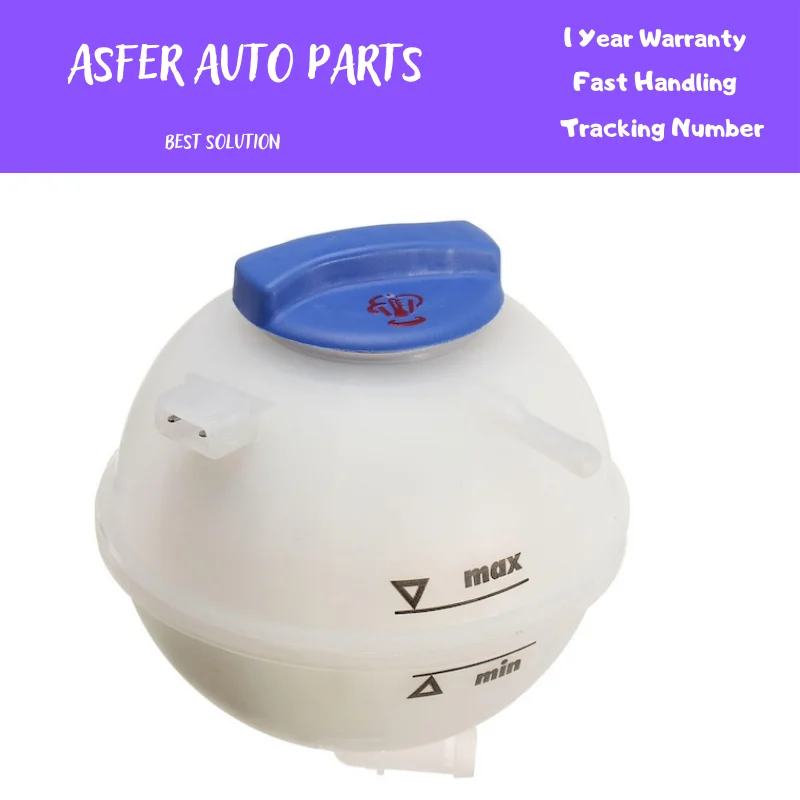 Expansion Tank With Cap For Vw Golf Mk2 Mk3 1983-2002 Caddy Mk2 1994-2004 Jetta Mk2 1984-1991 Passat 1988-1996 1H0121407A