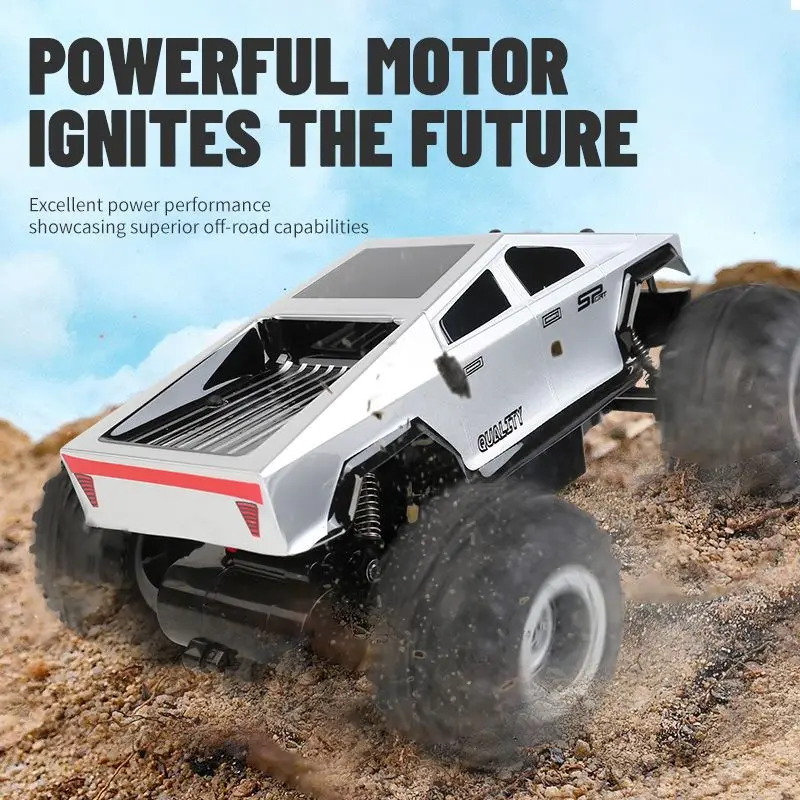 Jjrc q208 carro de controle remoto cybertruck captador off-road rc veículo modelo carro rc corrida carregamento rc caminhão carro brinquedo presente para crianças