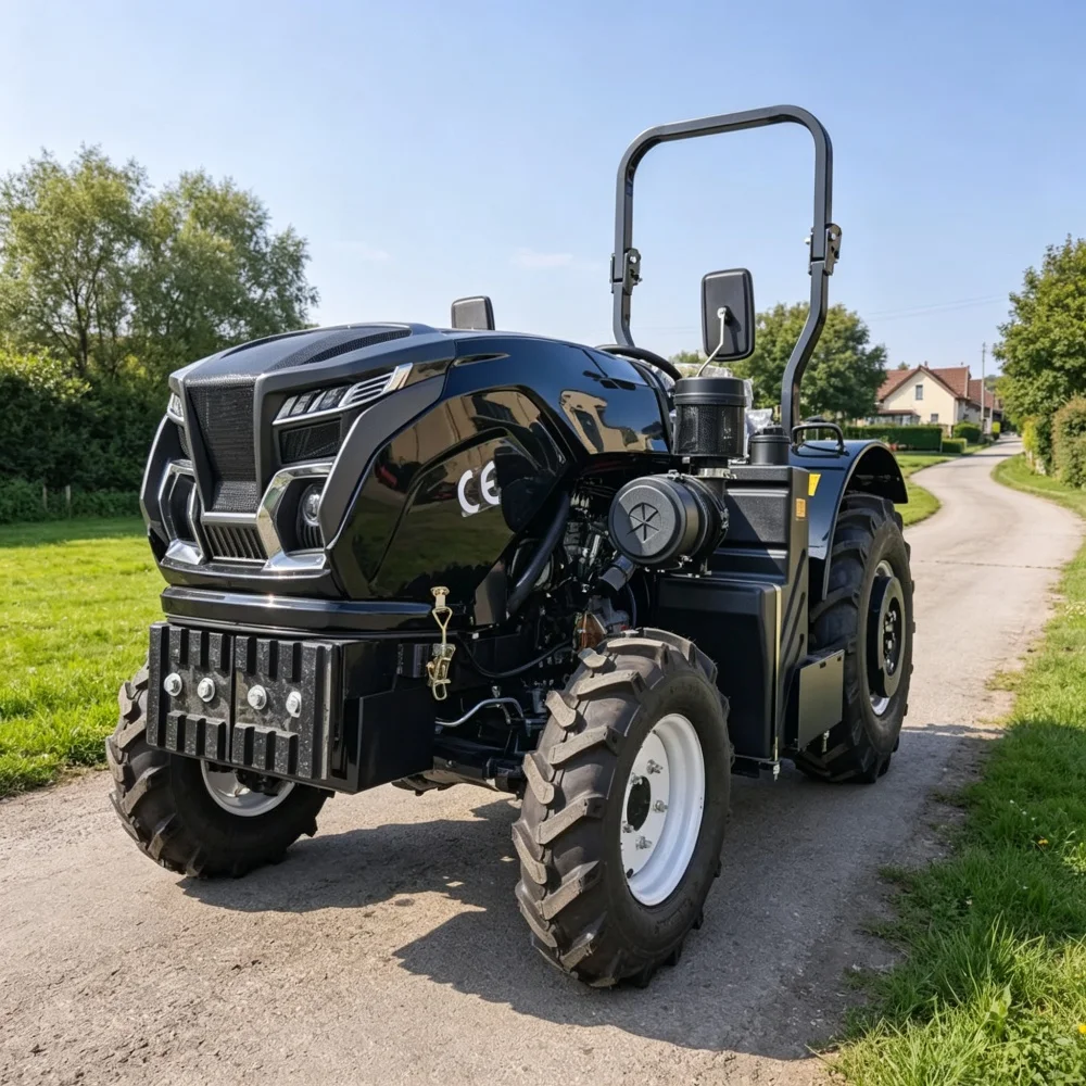 Farm Tractor 50HP 4WD CE Euro5 Diesel, Cabin Optional, Multiple Implements for Orchard Farmland