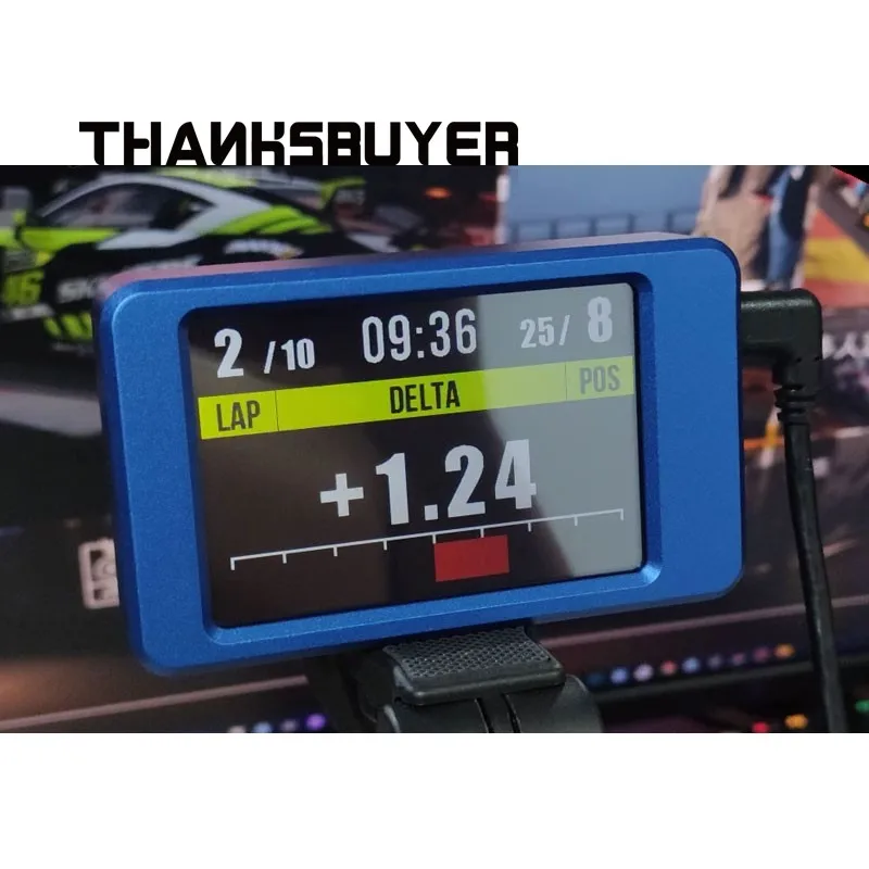 

SimLJQ Racing Game Simulator Dashboard Timer USB Game Single Cycle Timer with 3.5-inch Touch Screen