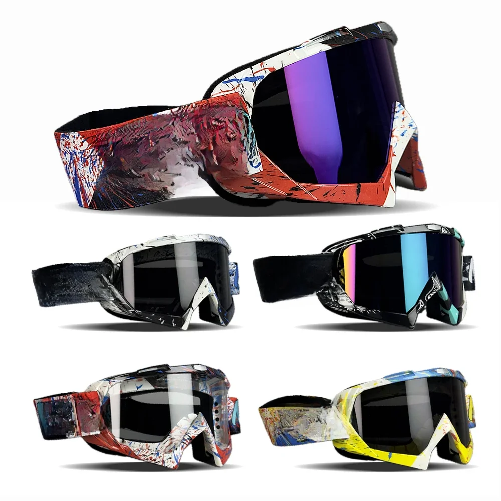 AliExpress NONE N634 ATV Goggles Dirt Bike Motorcycle Motocross MX Riding Glasses UV400 Dustproof Racing Skiing Goggles for Men Women Youth Kids