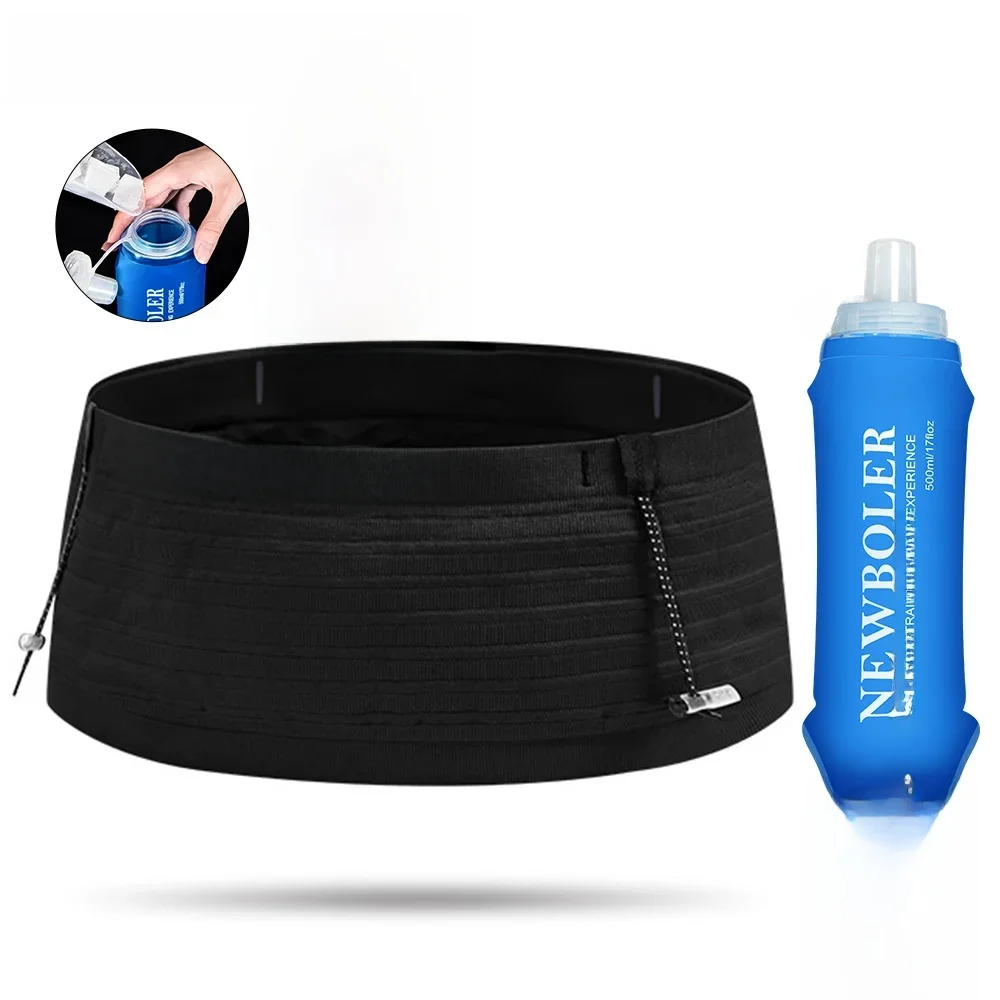 AliExpress NEWBOLER Elastic Sports Waist Bag Pack Running Race Number Belt Triathlon Marathon Race Cycling Mountaineering Phone Waist Bag