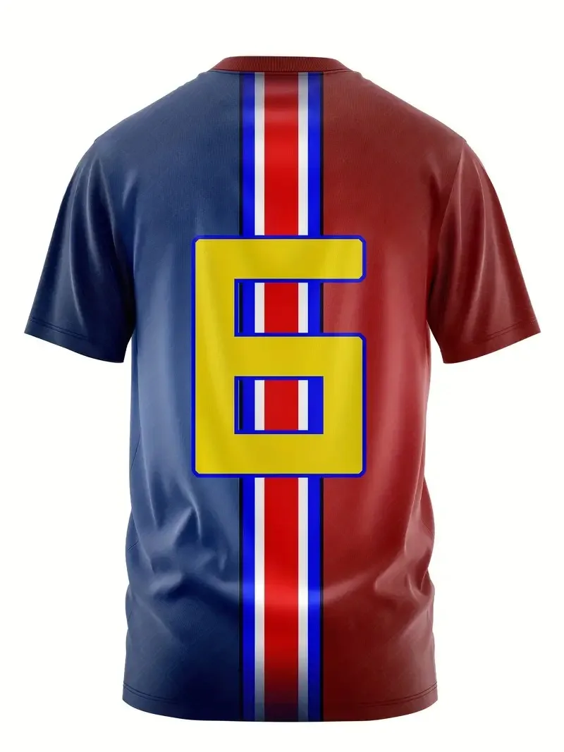 

Футболка мужская Спортивная с коротким рукавом и круглым вырезом, быстросохнущая