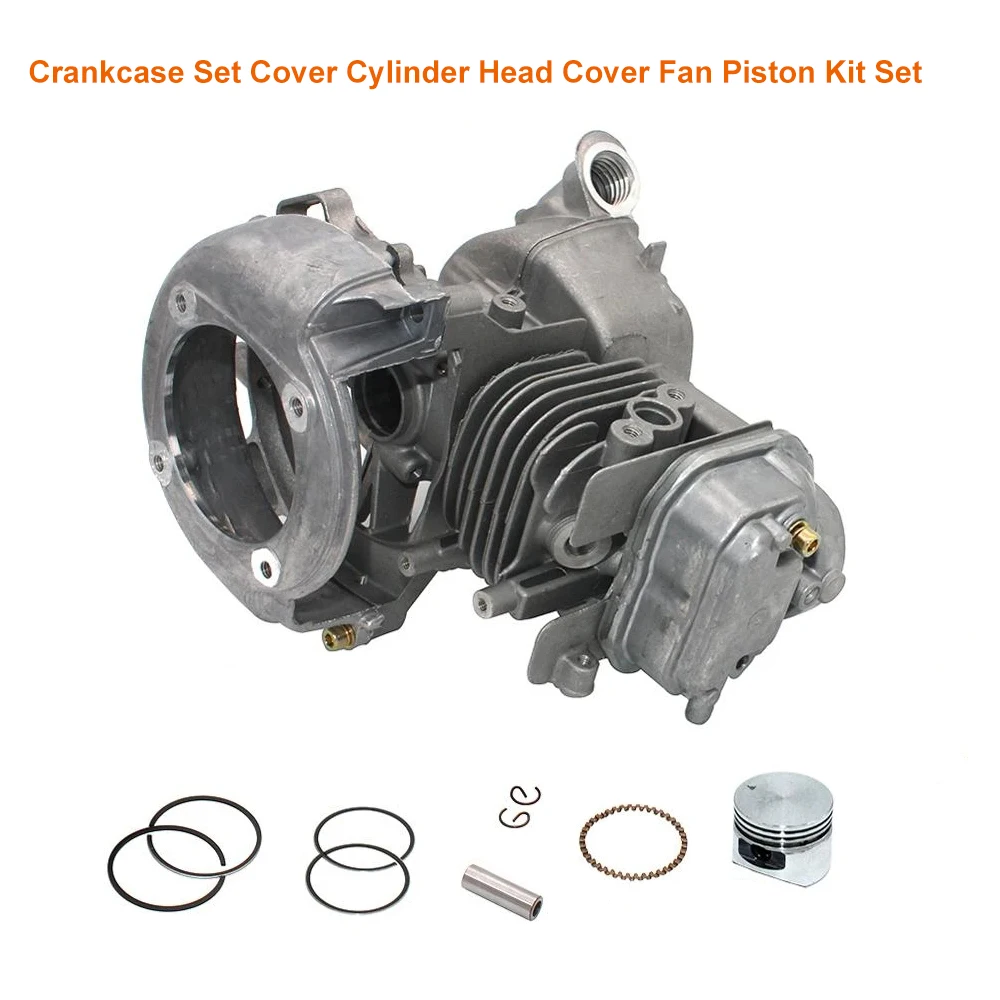 

Crankcase Set Cover Cylinder Head Cover Piston Kit for Honda GX25 GX25N FG110 HHT25S WX10K1 MPN 10100-Z3E-406 12310-Z0H-010