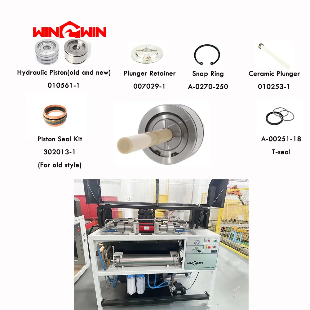 Waterjet Spare Part 0.88 Ceramic Plunger 010253-1 used on for Common Waterjet Intensifier Pump 0.88  60K psi