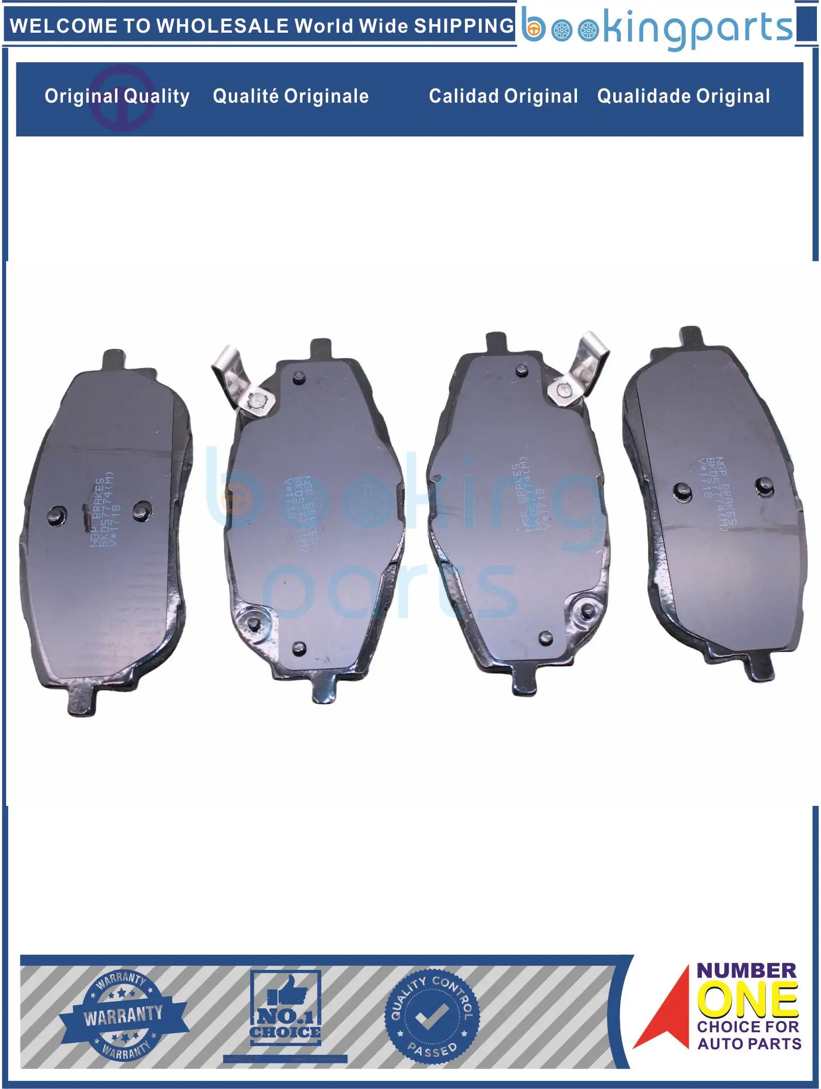 BKD57774(M),04465-02390,0446502390 Brake Pad For TOYOTA COROLLA 2014 NRE18, ZRE18, NDE18 [LHD & RHD]