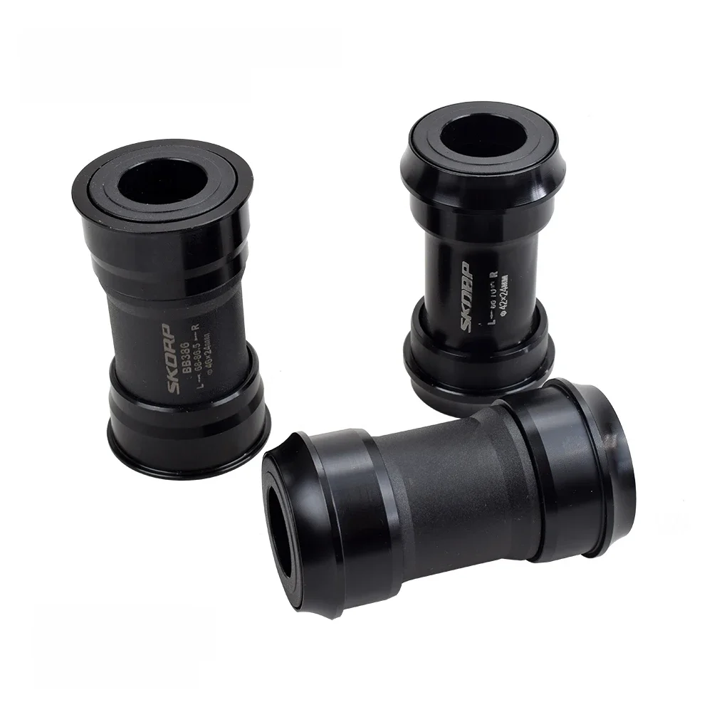 AliExpress Carbon Frame Press Bike Bottom Bracket BB30 PF30 BB386 Crank Central Axis Road Mountain MTB Bicycle BB Sets 46/42x24 22mm