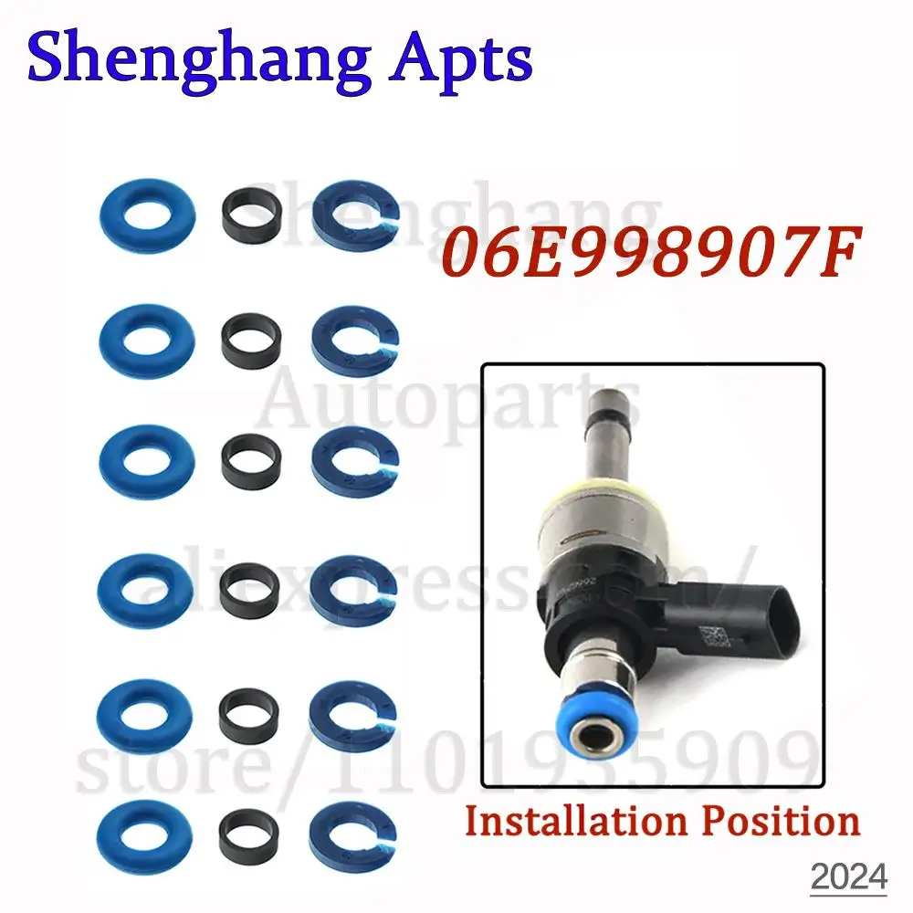 

Fuel Injector Repair Seal Kit For Audi A6 C7 A7 A8 D5 Q7 4M A4 A5 3.0 Petrol 2013 2014 2015 2016-2025 06E998907F,06E 998 907 F