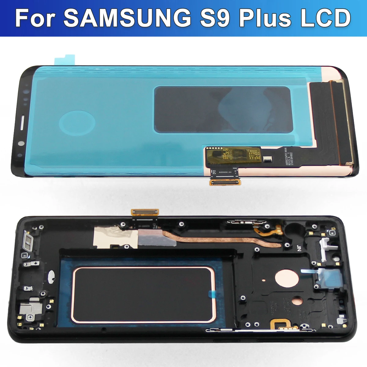 For Samsung S9 Plus Super AMOLED Display Screen LCD G965F G9650 Digital Touch Screen with Frame Assembly Replacement