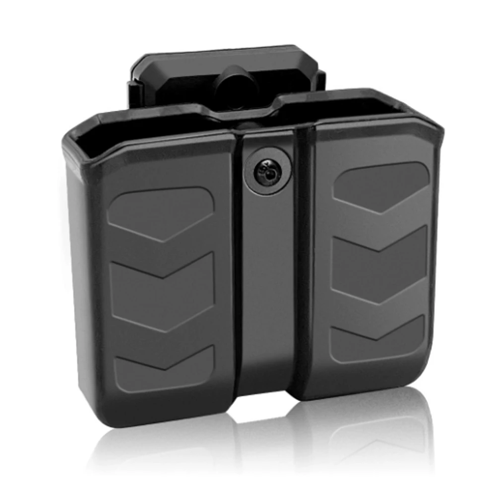 

Тактическая двойная кобура для магнитов диаметром 9 мм-360 ° Регулируемая конструкция для правой и левой руки. Подходит для калибра 9 мм/.40.