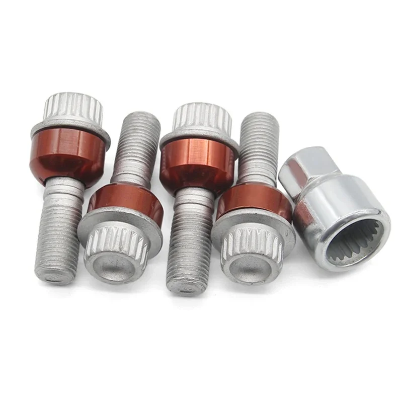 Auto M14 * 1.5 Band Anti-diefstal Schroef Wielbout Met Beweegbare Tanden 20 Tanden voor VW Touareg Porsche Cayenne Audi A7 Auto Accessoires - afbeelding 2